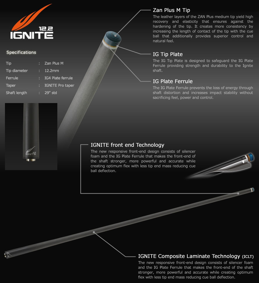 Mezz cue shafts